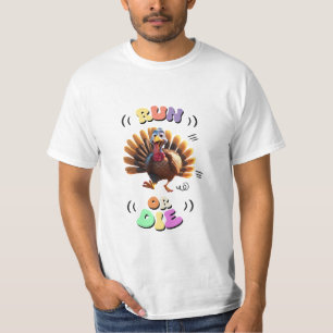 Turkey Trot Funny Run Happy Thanksgiving T-Shirt