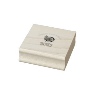 Turkey Trot Squad 2025 Rubber Stamp