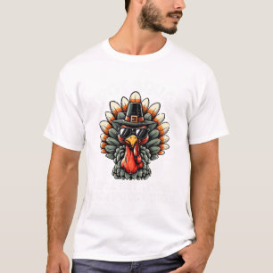 Turkey Trot Squad Funny Thanksgiving Running Costu T-Shirt