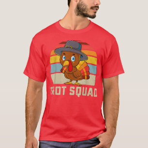 Turkey Trot Squad Thanksgiving Run Costume Men Wom T-Shirt