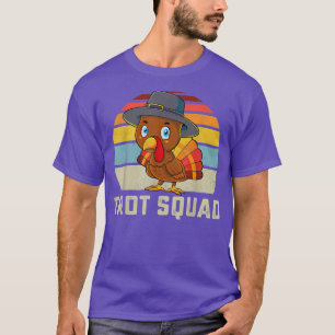Turkey Trot Squad Thanksgiving Run Costume Men Wom T-Shirt