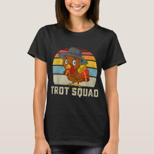 Turkey Trot Squad Thanksgiving Run Costume Men Wom T-Shirt