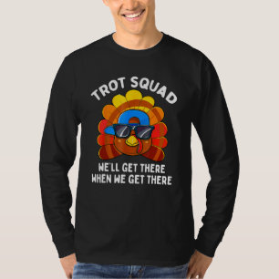 Turkey Trot Squad Thanksgiving Running Costume T-Shirt