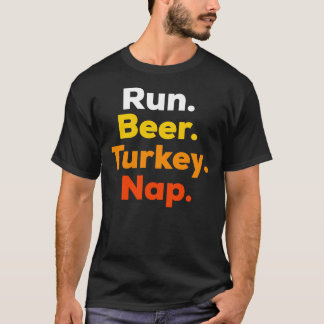 Turkey Trot Tshirt - Funny Thanksgiving Race Shirt