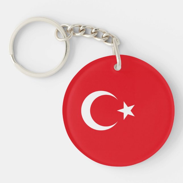 Turkey – Turkish Flag Keychain (Front)
