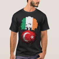 Turkey Turkish Irish Ireland Tree Roots Flag