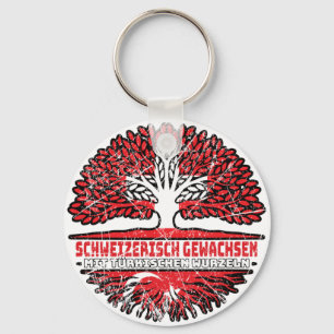 Turkey Turkish Swiss Baum Root Flag Keychain