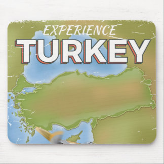 Turkey vintage travel poster mouse pad