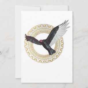 Turkey Vulture Large Flat Note Card