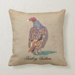 TURKEY VULTURE THROW PILLOW