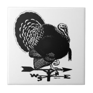 Turkey Weathervane Tile