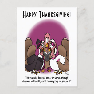 Turkey Wedding Holiday Postcard