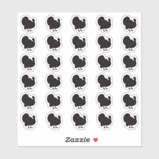 Turkey Wedding Place Card Food Meal Menu Choice