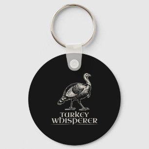 Turkey Whisperer Funny Hunting Gift For Men Women Keychain