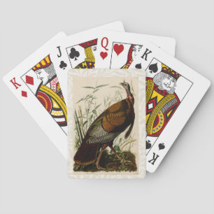 Turkey Wild Audubon Bird Painting Playing Cards