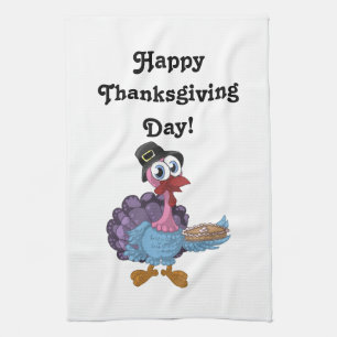Turkey With Pie Kitchen Towel