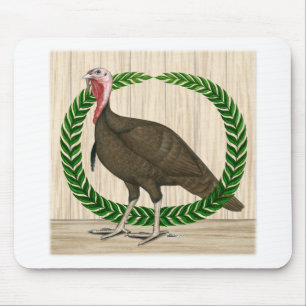 Turkey Wreath Mouse Pad