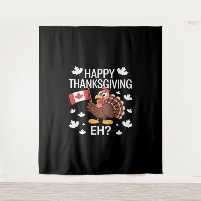 Turkey's Day Off Oversized T-Shirt Tapestry (Front)