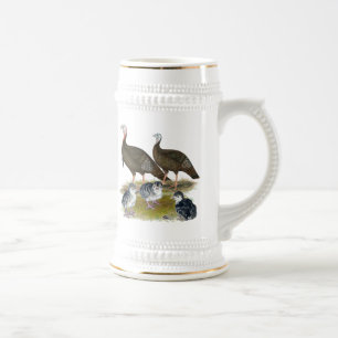 Turkeys Eastern Wild Family Beer Stein