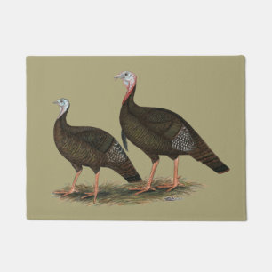 Turkeys Eastern Wild Pair Doormat