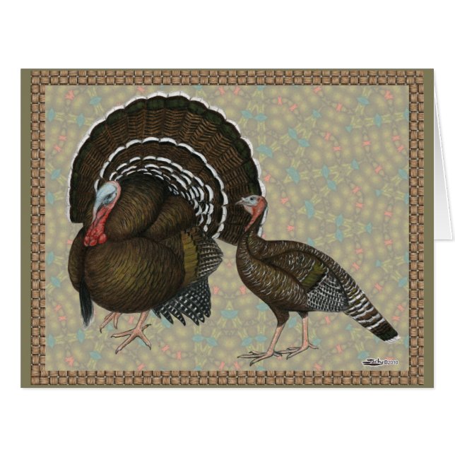 Turkeys Standard Bronze Portrait (Devant horizontal)