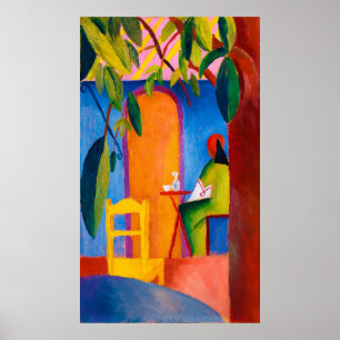 Türkisches Café by August Macke (1914) Poster