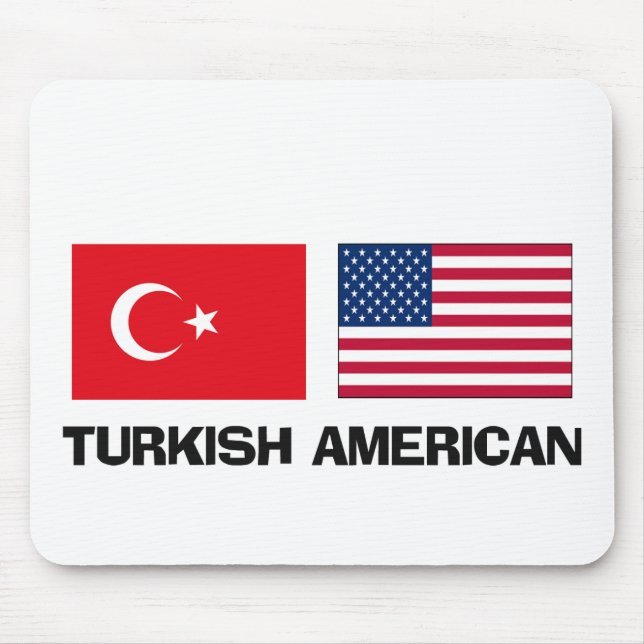 Turkish American Mouse Pad (Front)