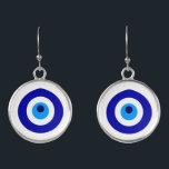 Turkish amulet called Nazar Earrings<br><div class="desc">Turkish amulet called Nazar which means sight,  surveillance,  attention used as a sign of protection in Middle east</div>