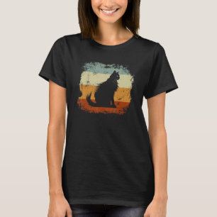 Turkish Angora Cat Retro Vintage Design T-Shirt