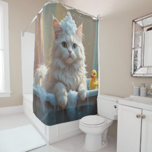 Turkish Angora Cat Sloppy Sleepy Cute Funny