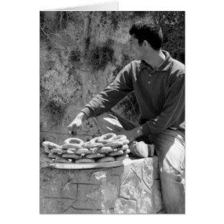 Turkish bagel salesman - Acma