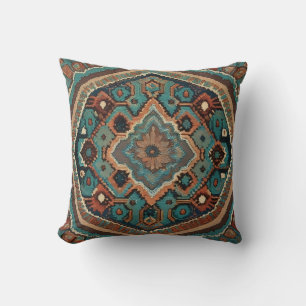 Turkish Beautiful Old Pattern Modern Collection Throw Pillow