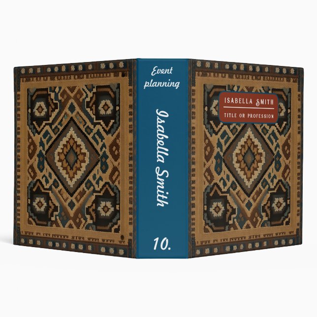 Turkish Beautiful Old Pattern Popular Collection Binder (Background)