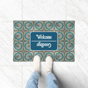Turkish Beautiful Old Pattern Trendy Collection Doormat