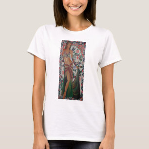 Turkish Belly Dancer With Traditional Art Backgrou T-Shirt