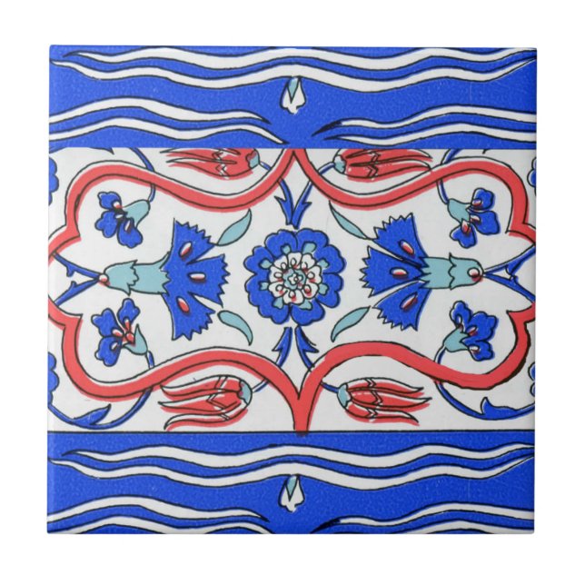 Turkish Border Patterned Tile (Front)