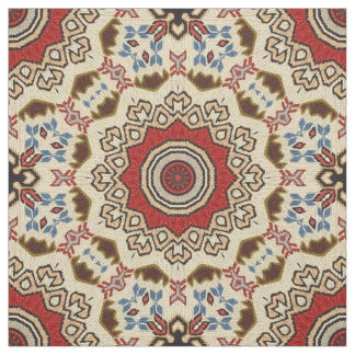 Turkish carpet kaleidoscope fabric