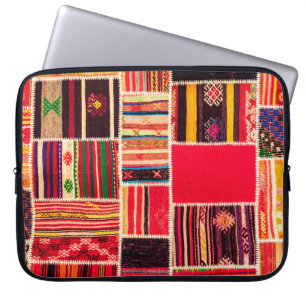 Turkish carpet patchwork handmade. Patchwork patte Laptop Sleeve