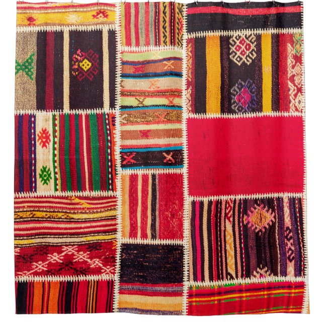 Turkish Carpet Patchwork Handmade Texture (Front)