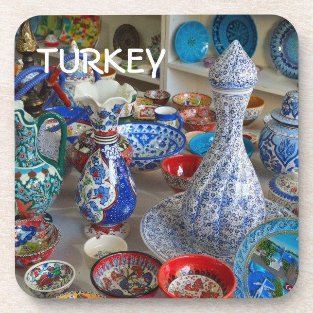 Turkish Ceramics Coaster (Front)