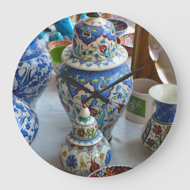 Turkish Ceramics Large Clock (Front)