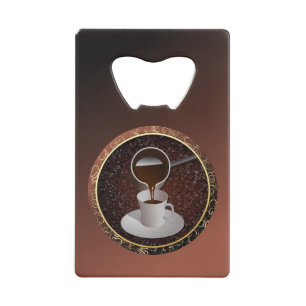 Turkish Coffee Credit Card Bottle Opener
