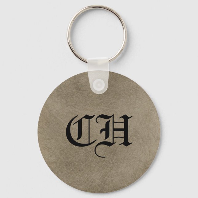 Turkish Coffee Glaze Keychain (Front)