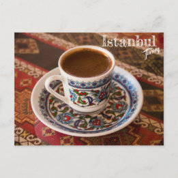 Turkish Coffee in Istanbul, Turkey Postcard