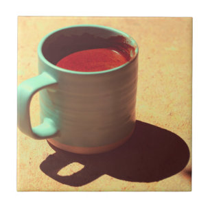 Turkish Coffee Rich Foam Mug Cup Tile