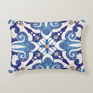 Turkish Colourful: Vintage Eastern Pattern Accent Pillow