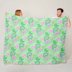 Turkish cucumbers abstract polka dot pattern fleece blanket