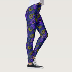 Turkish cucumbers abstract polka dot pattern  leggings