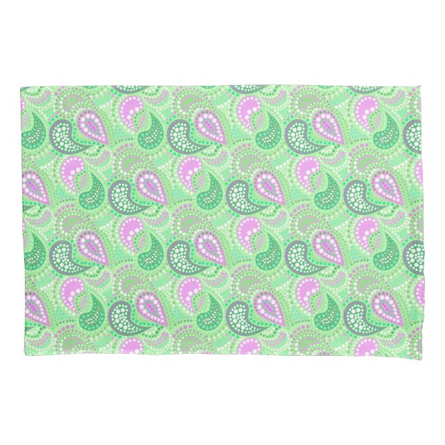 Turkish cucumbers abstract polka dot pattern  pillowcase (Front)