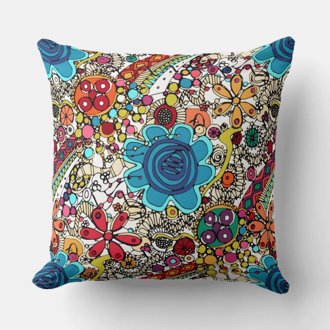 Turkish dance throw pillow (Front)